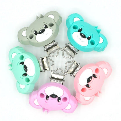 Bear Silicone Pacifier Clips