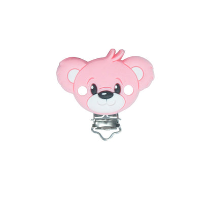 Bear Silicone Pacifier Clips