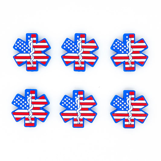 Patriotic Star Of Life Medical Focal