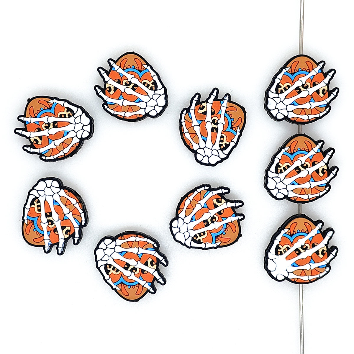 Skeleton Hand Egg Focal