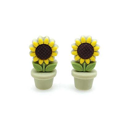 Sunflower Plant Pot Focal