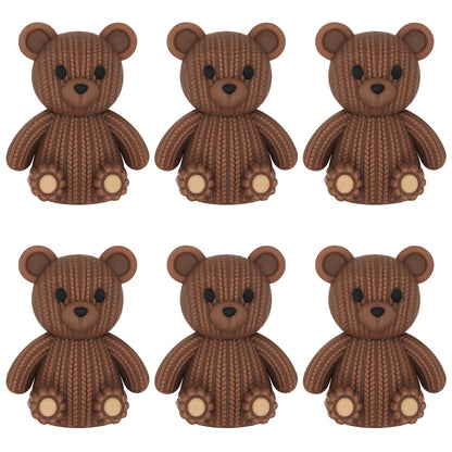3D Knitted Bear Focal