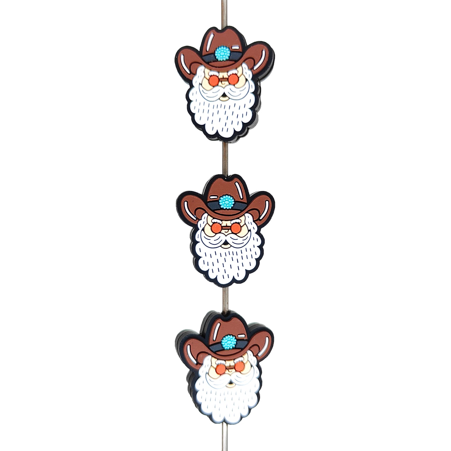 Cowboy Santa Christmas Focal