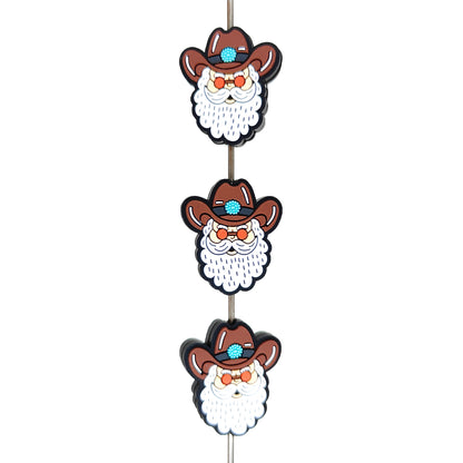 Cowboy Santa Christmas Focal