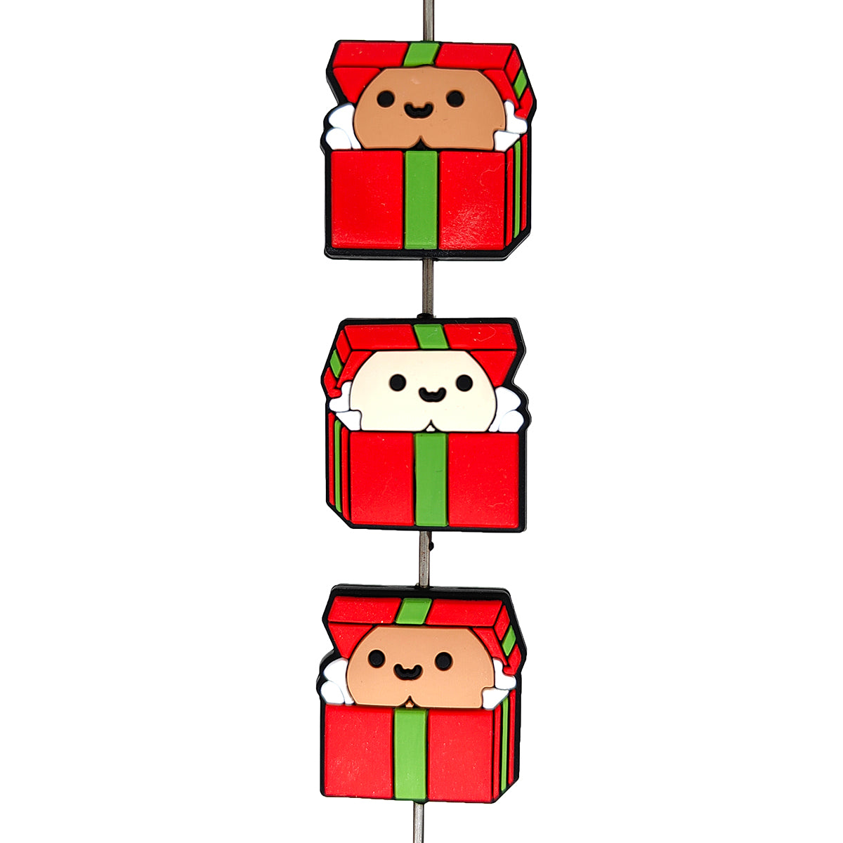 Naughty Christmas Gift Box Focal