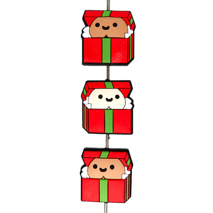Naughty Christmas Gift Box Focal