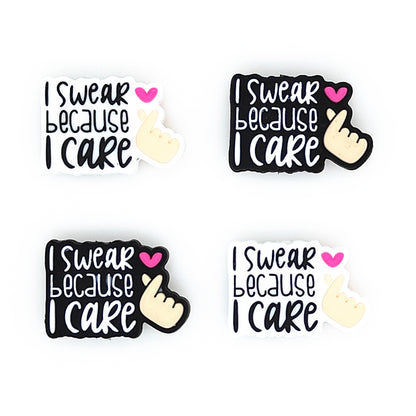 I Swear Because I Care Focal Beads
