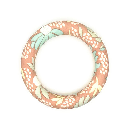 65mm Print Silicone Round Loop with 2 hole
