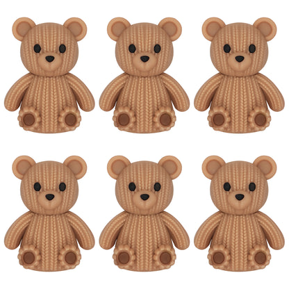 3D Knitted Bear Focal