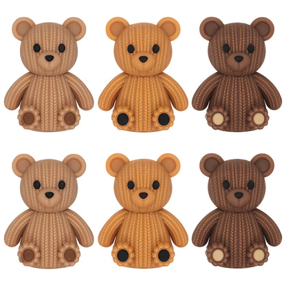 3D Knitted Bear Focal