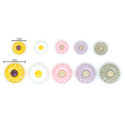 MrBite 20/30mm Opal Sunflower Silicone Focal
