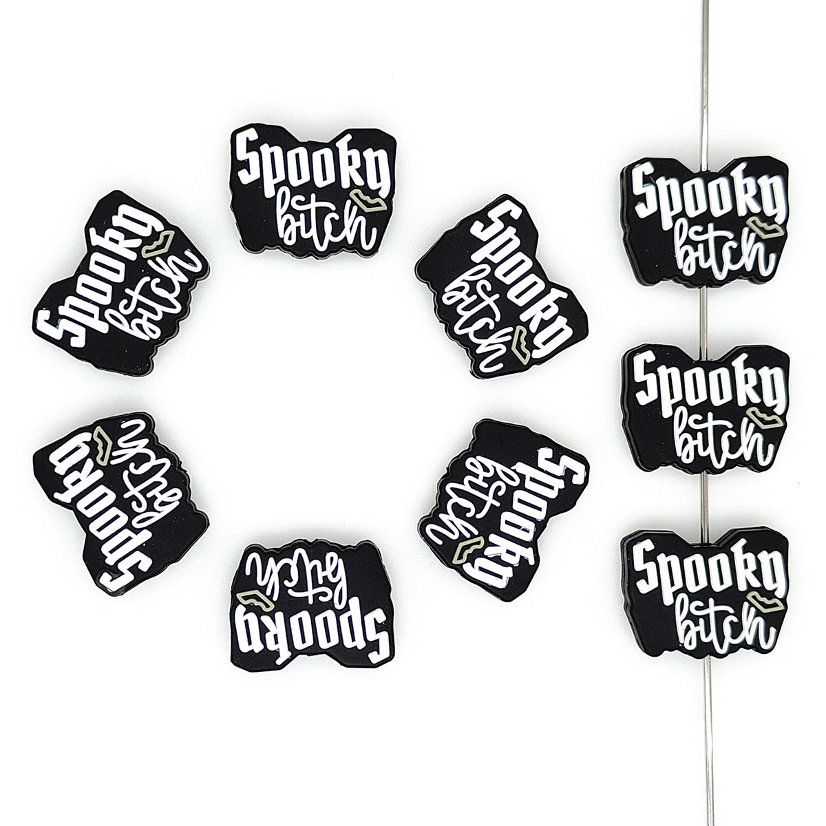 Spooky Focal Beads