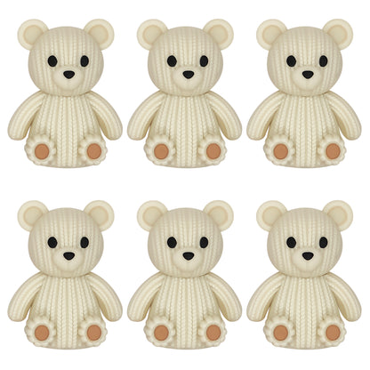 3D Knitted Bear Focal