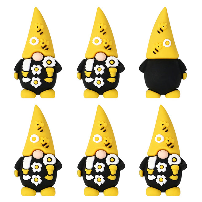 3D Bee Daisy Gnome Focal