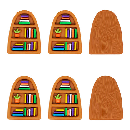 3D Bookshelf Focal Beads