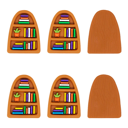 3D Bookshelf Focal Beads