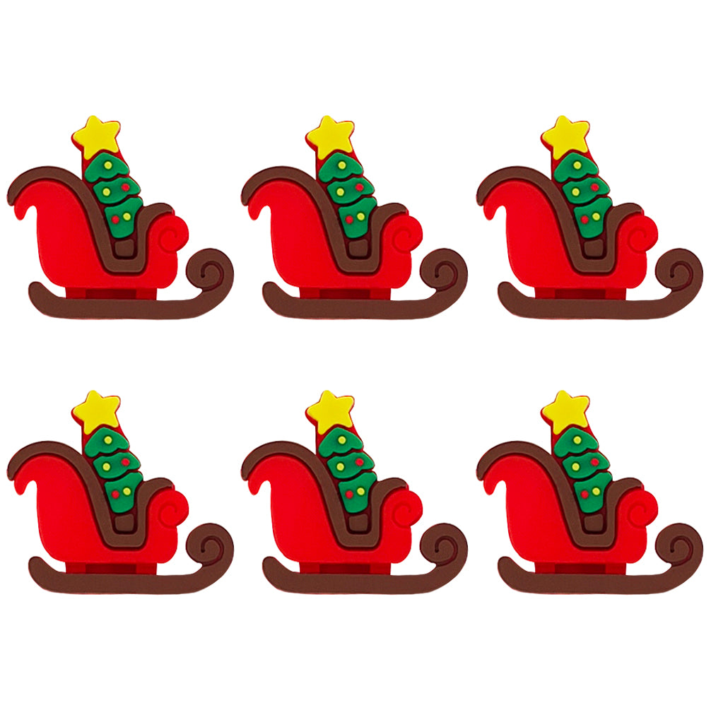 3D Christmas Tree Sleigh Focal