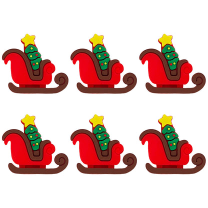 3D Christmas Tree Sleigh Focal