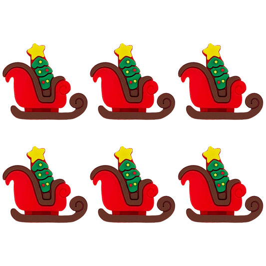 3D Christmas Tree Sleigh Focal