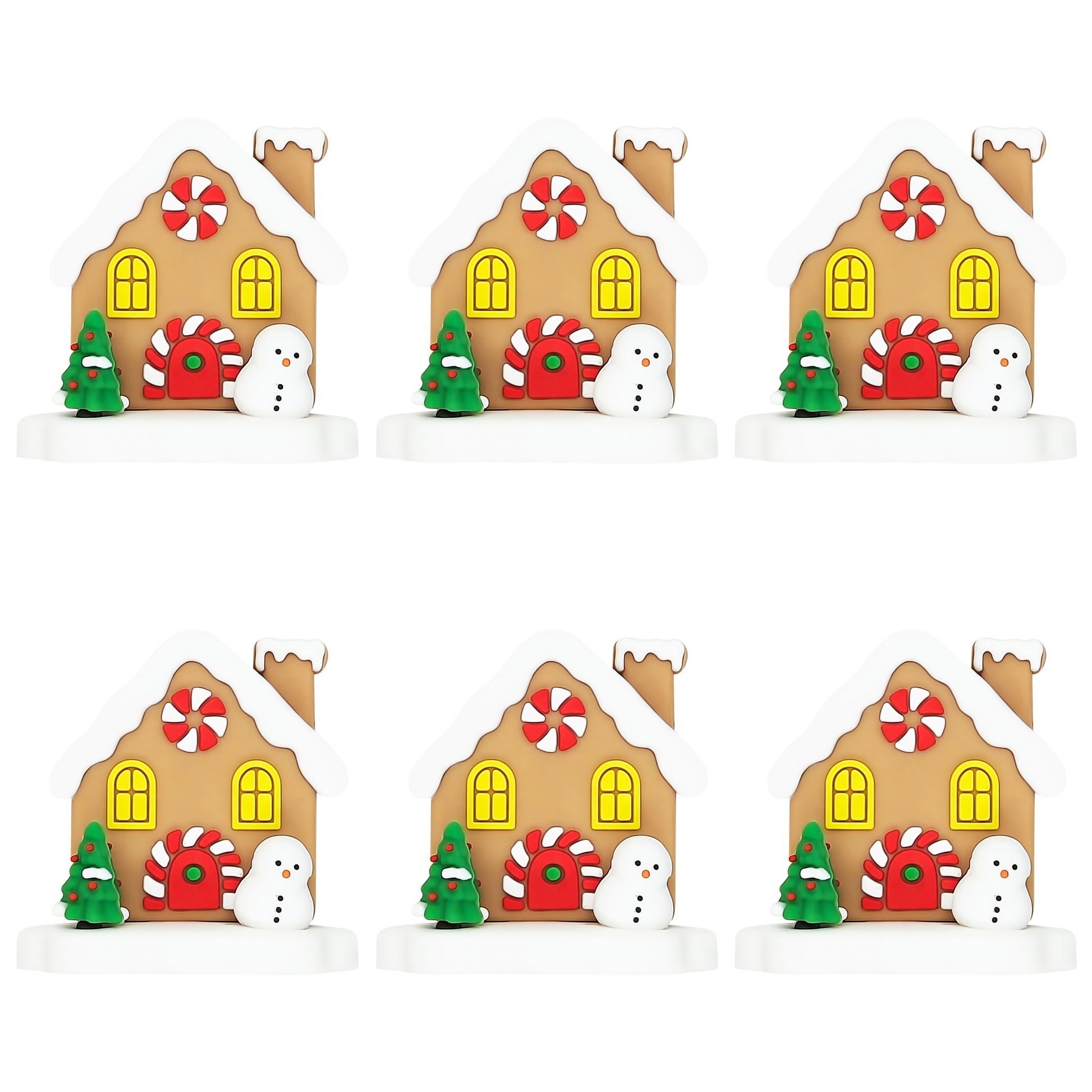 3D Gingerbread House Christmas Focal