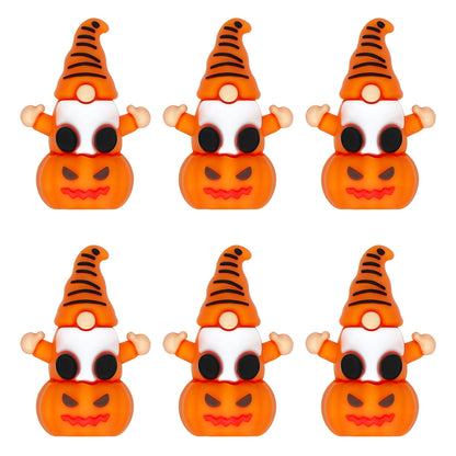 3D Gnome Pumpkin Halloween Focal