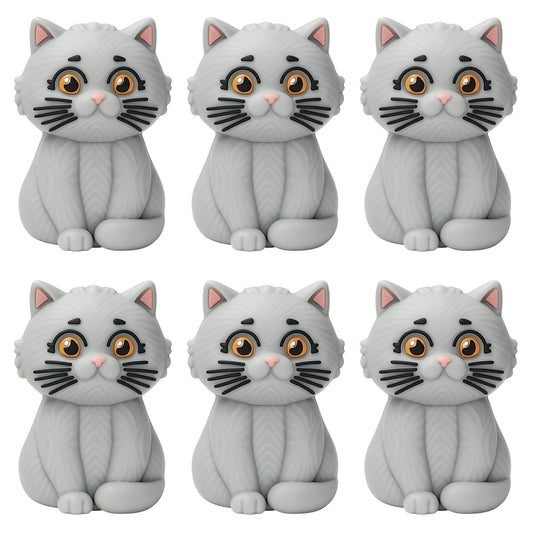 3D Grey Cat Focal
