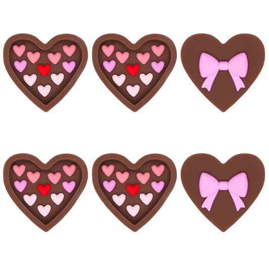 3D Heart Bowknot Focal
