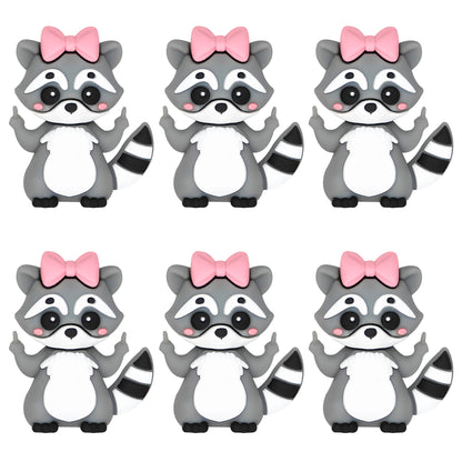 3D Raccoon Bow Focal
