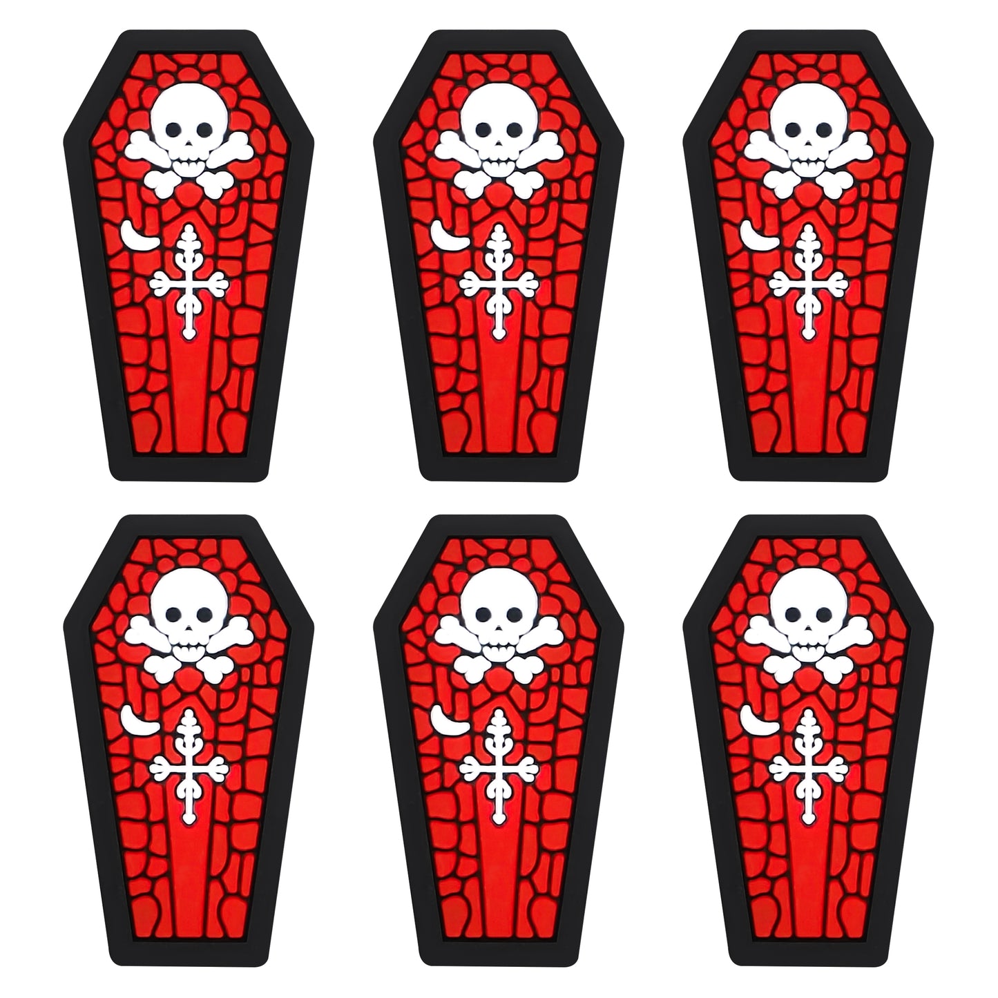 3D Skull Coffin Spooky Focal