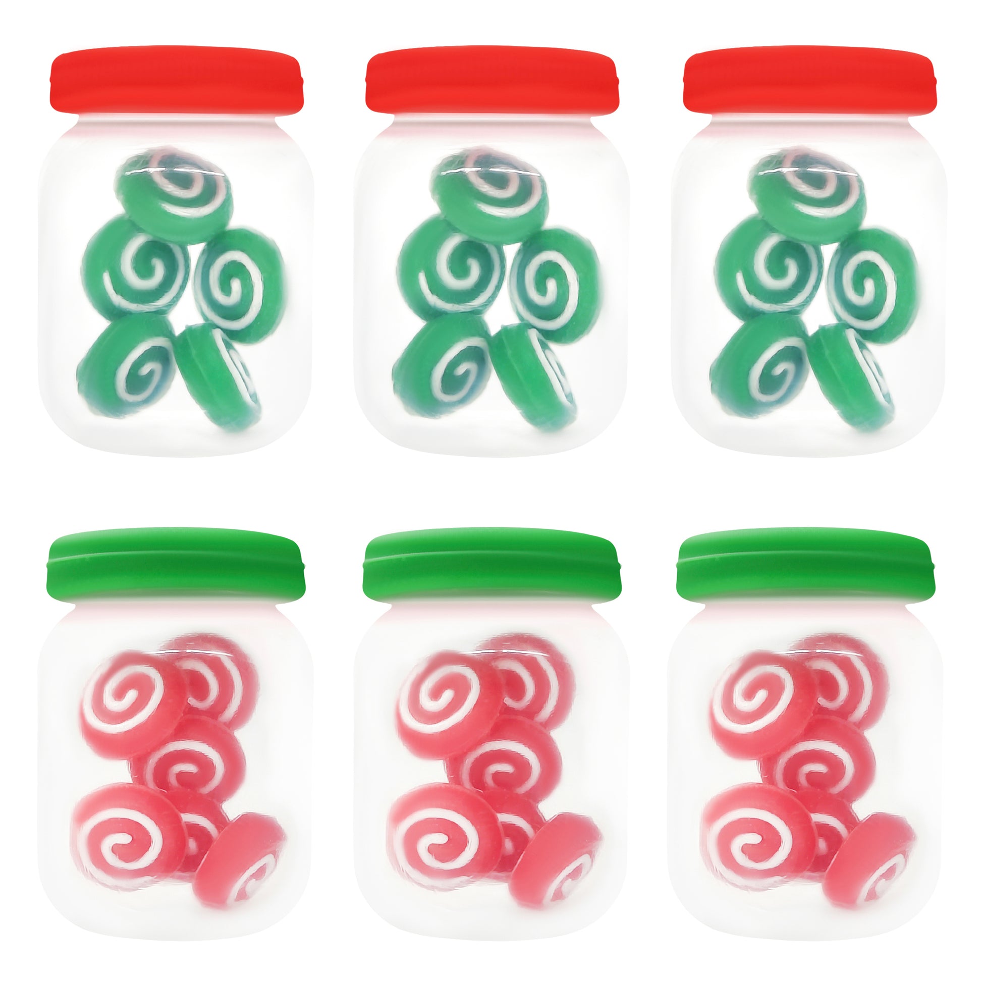 3D Swirl Candy Jar Focal