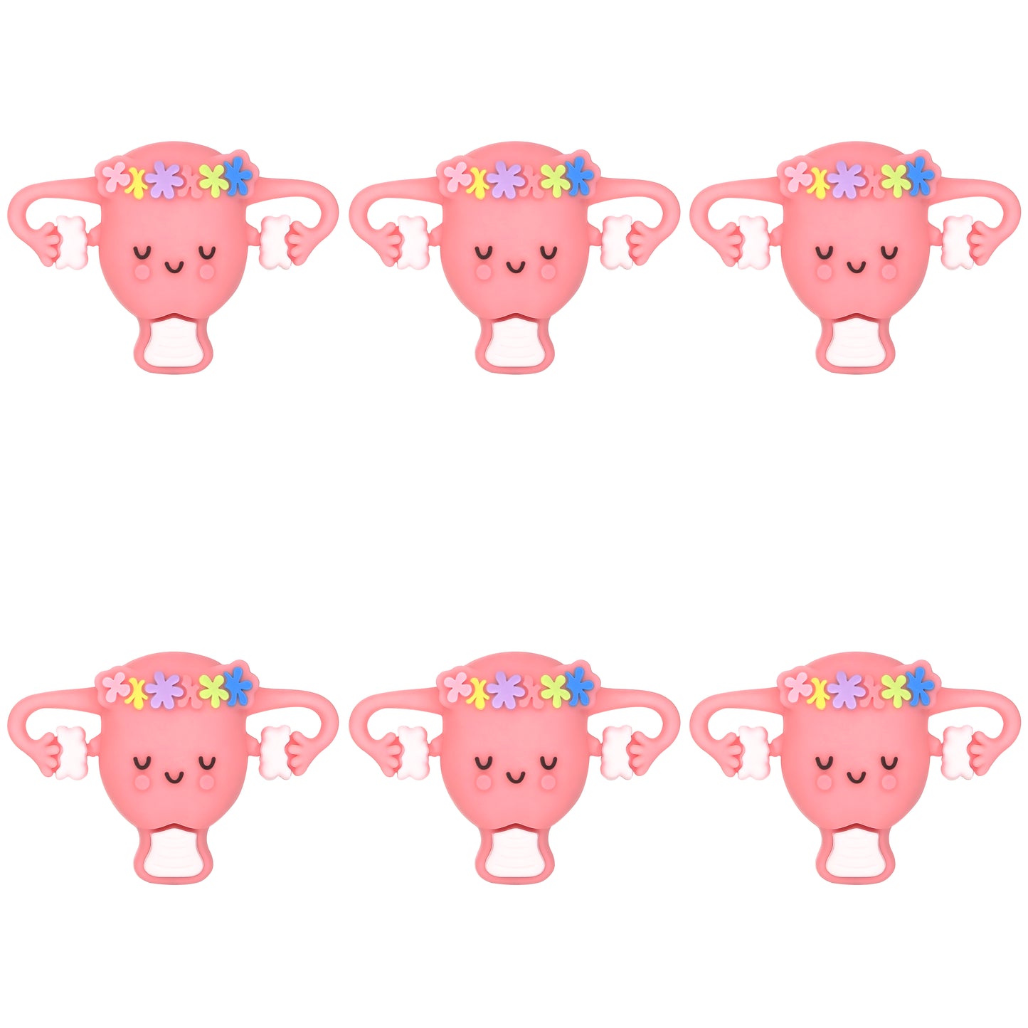 3D Uterus Floral Focal