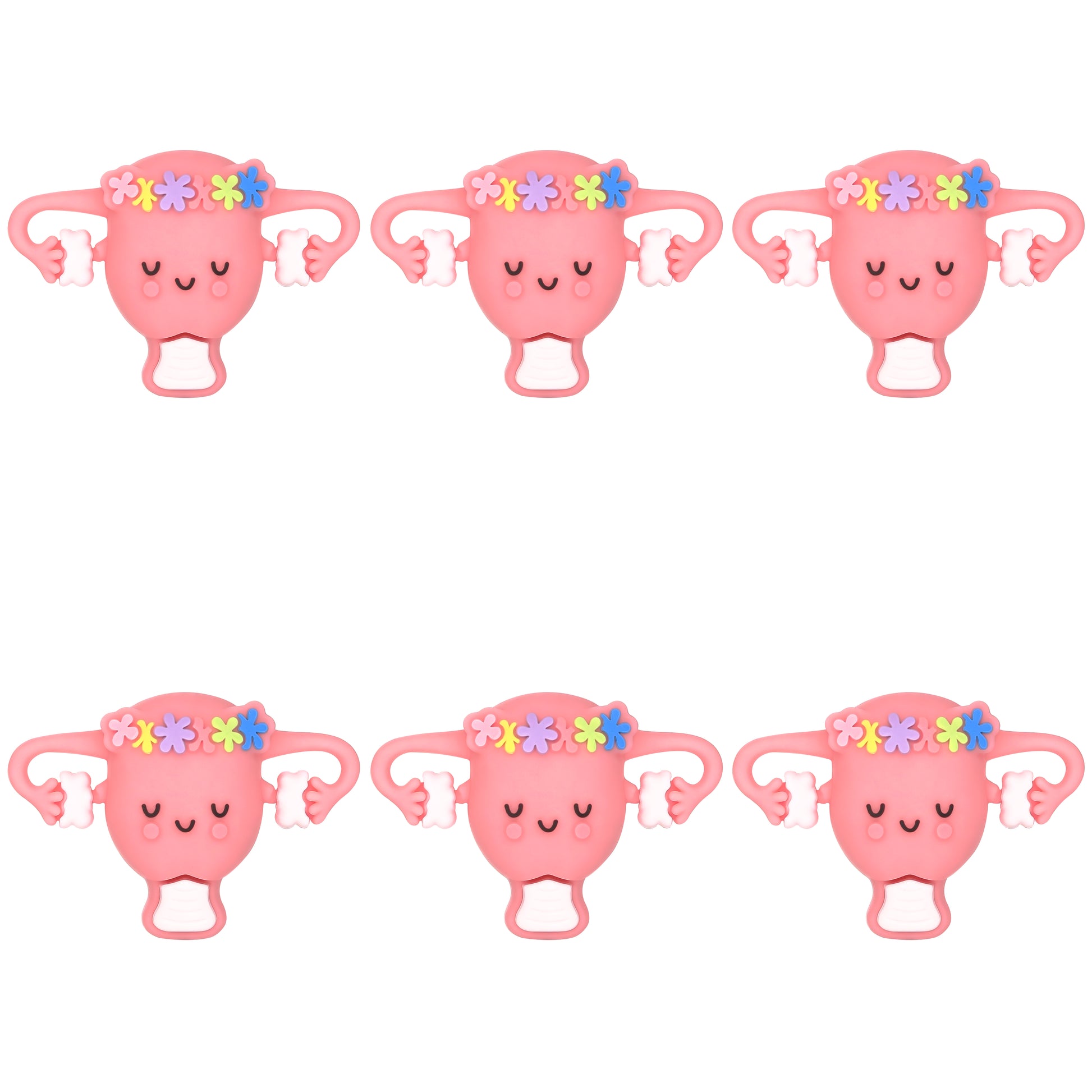3D Uterus Floral Focal