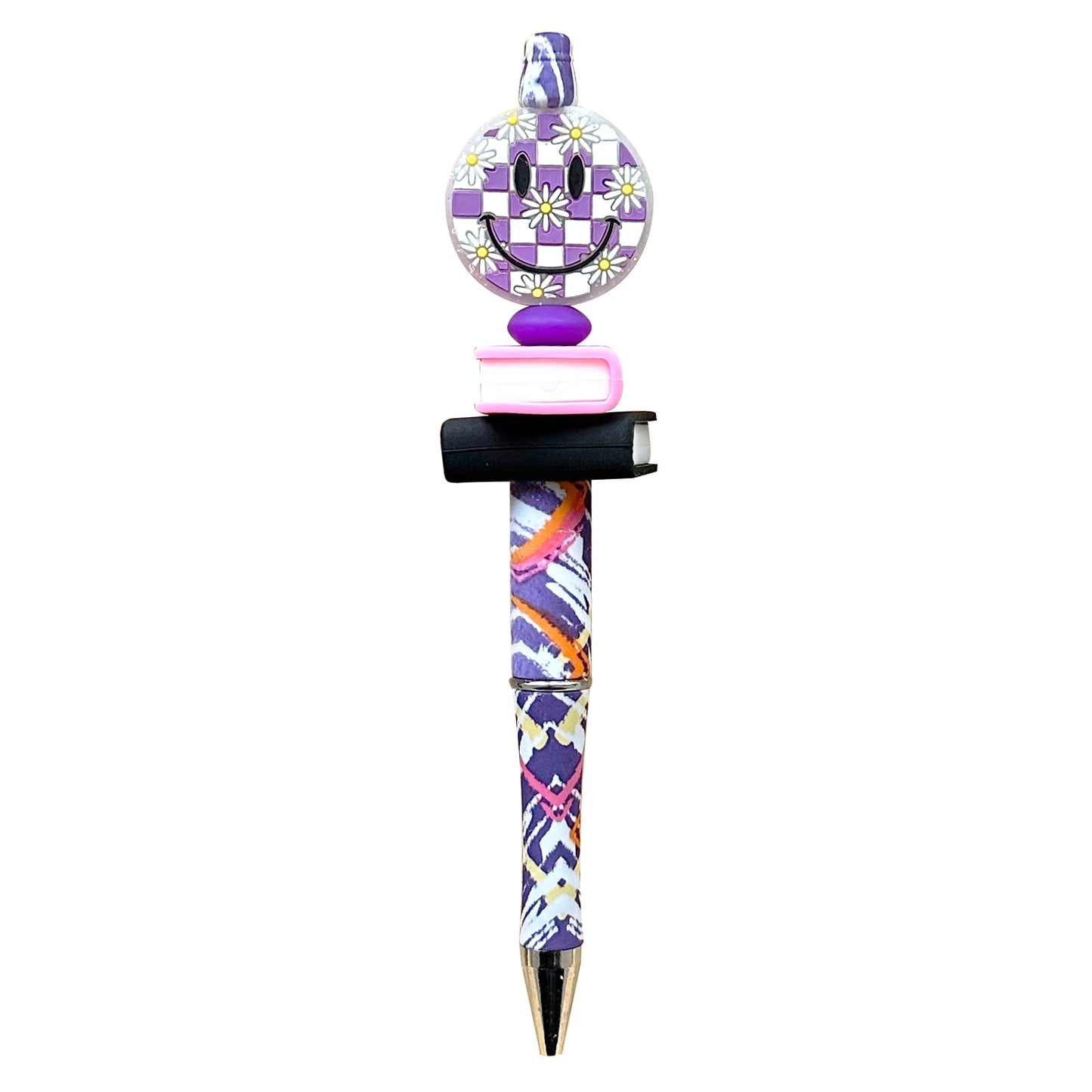Stacked Books Beaded Pen