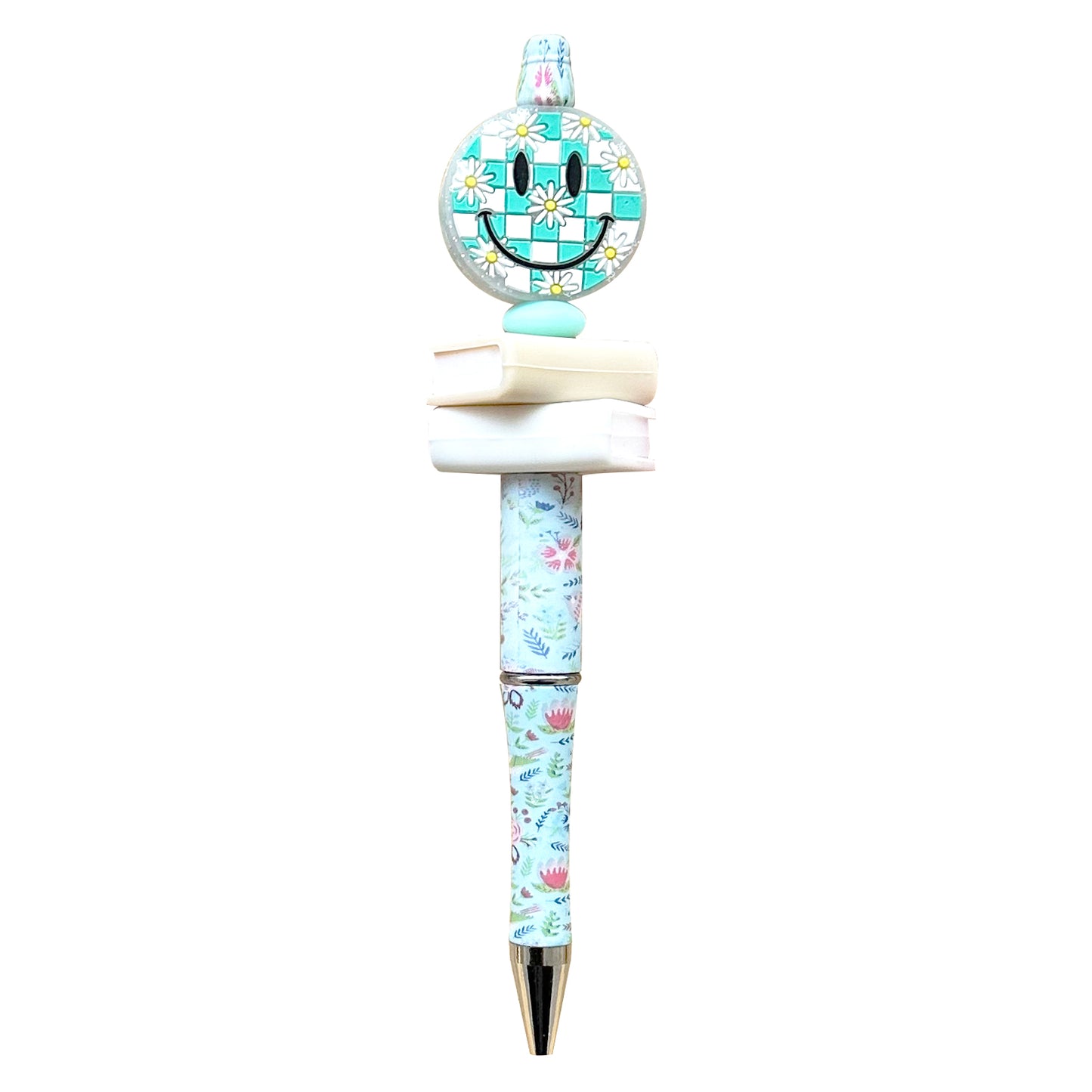 Stacked Books Beaded Pen
