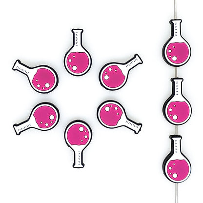 Round Bottomed Glass Flask Focal Beads