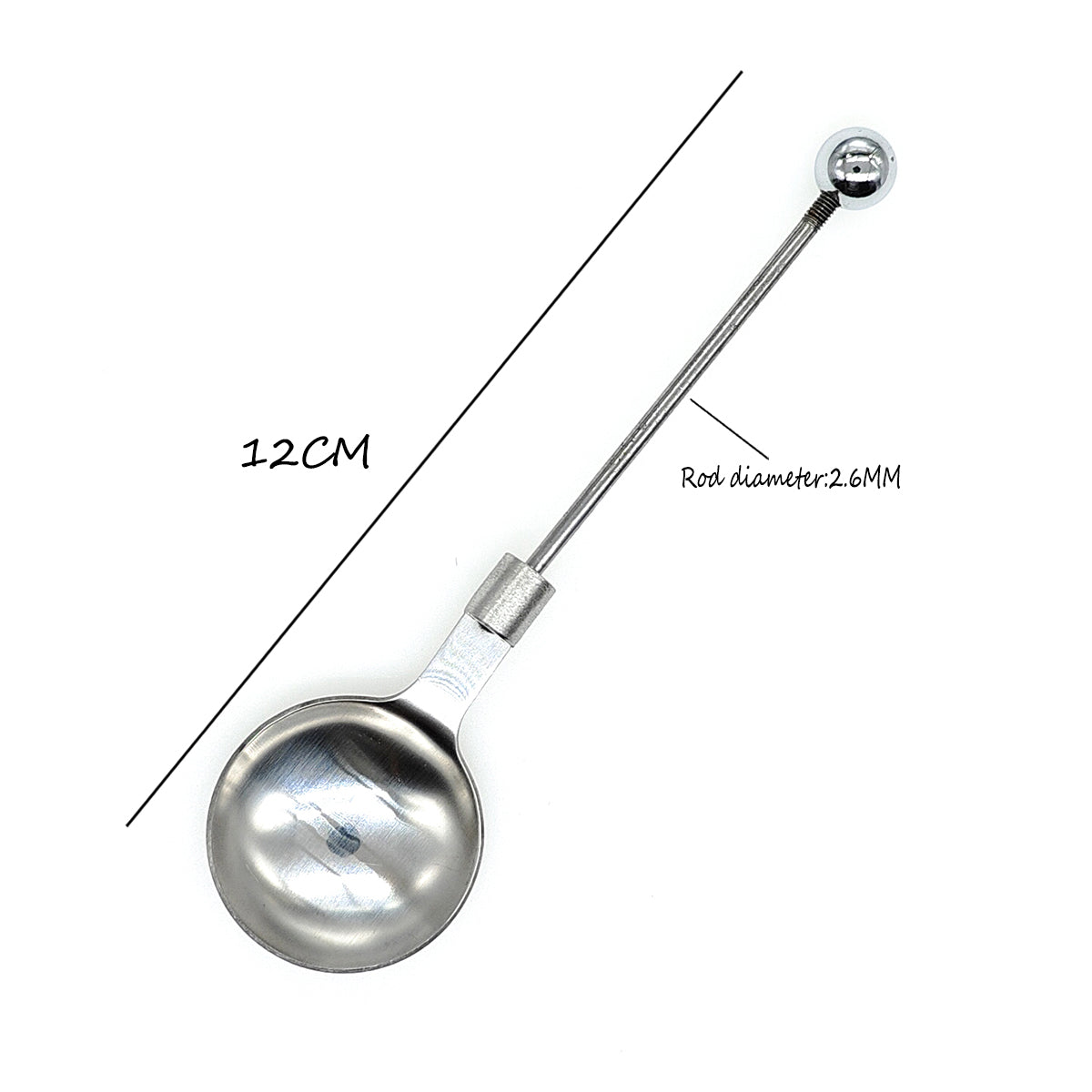 Mrbite 5Pcs/Lot Beadable Blank Stainless Steel Spoon/Fork/Bottle Opener