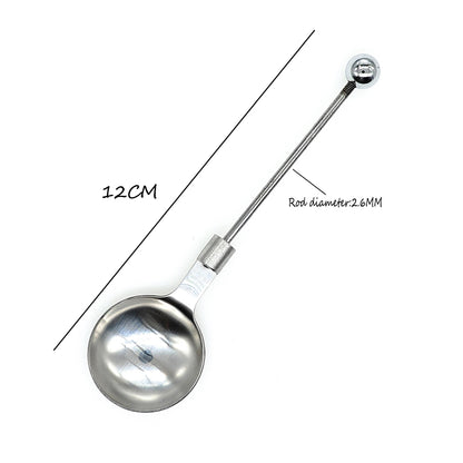 Mrbite 5Pcs/Lot Beadable Blank Stainless Steel Spoon/Fork/Bottle Opener