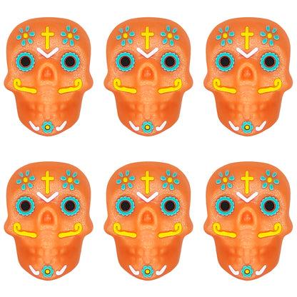 3D Colored Skull Focal