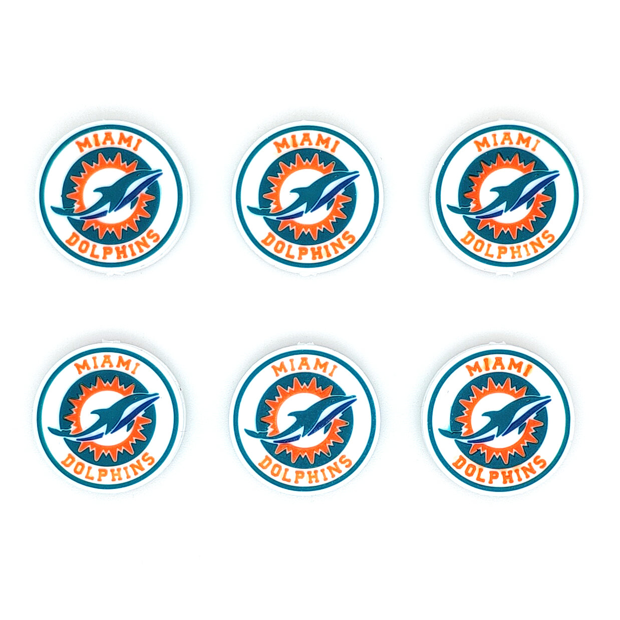Football Team Focal Silicone Beads