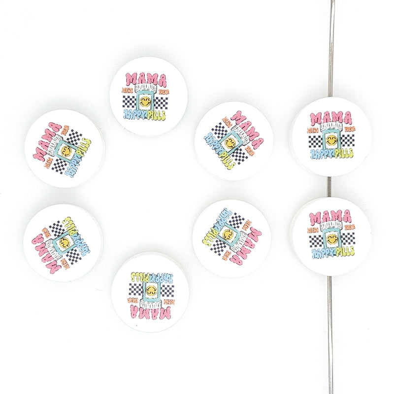 Mama Needs Her Happy Pills Print Focal