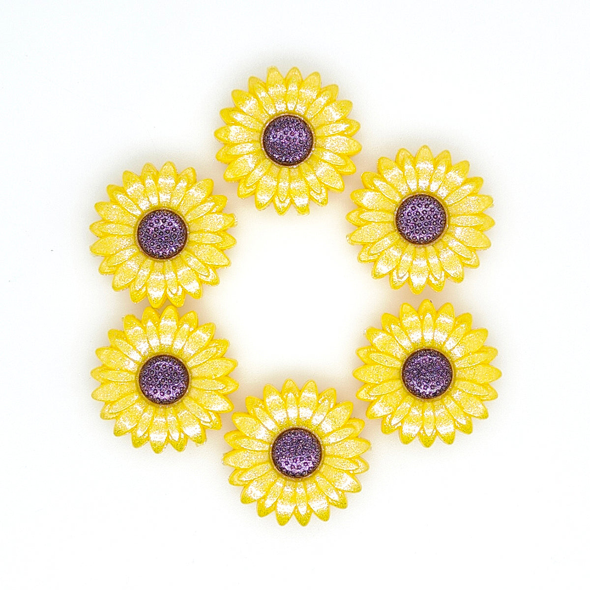 MrBite 20/30mm Opal Sunflower Silicone Focal