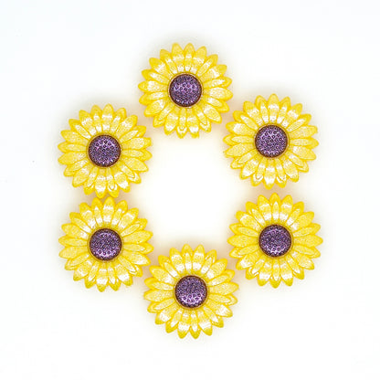 MrBite 20/30mm Opal Sunflower Silicone Focal