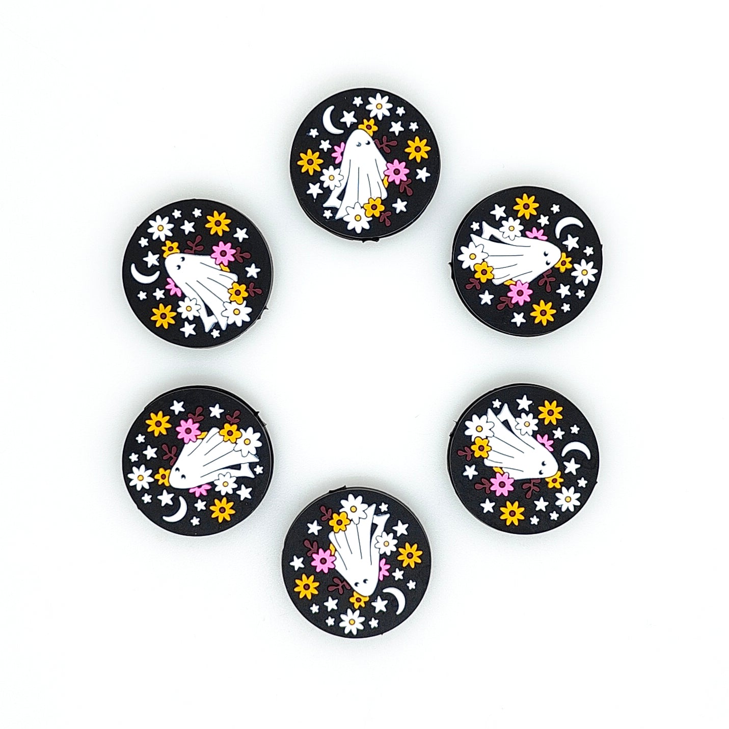 Spooky Floral Ghost Focal