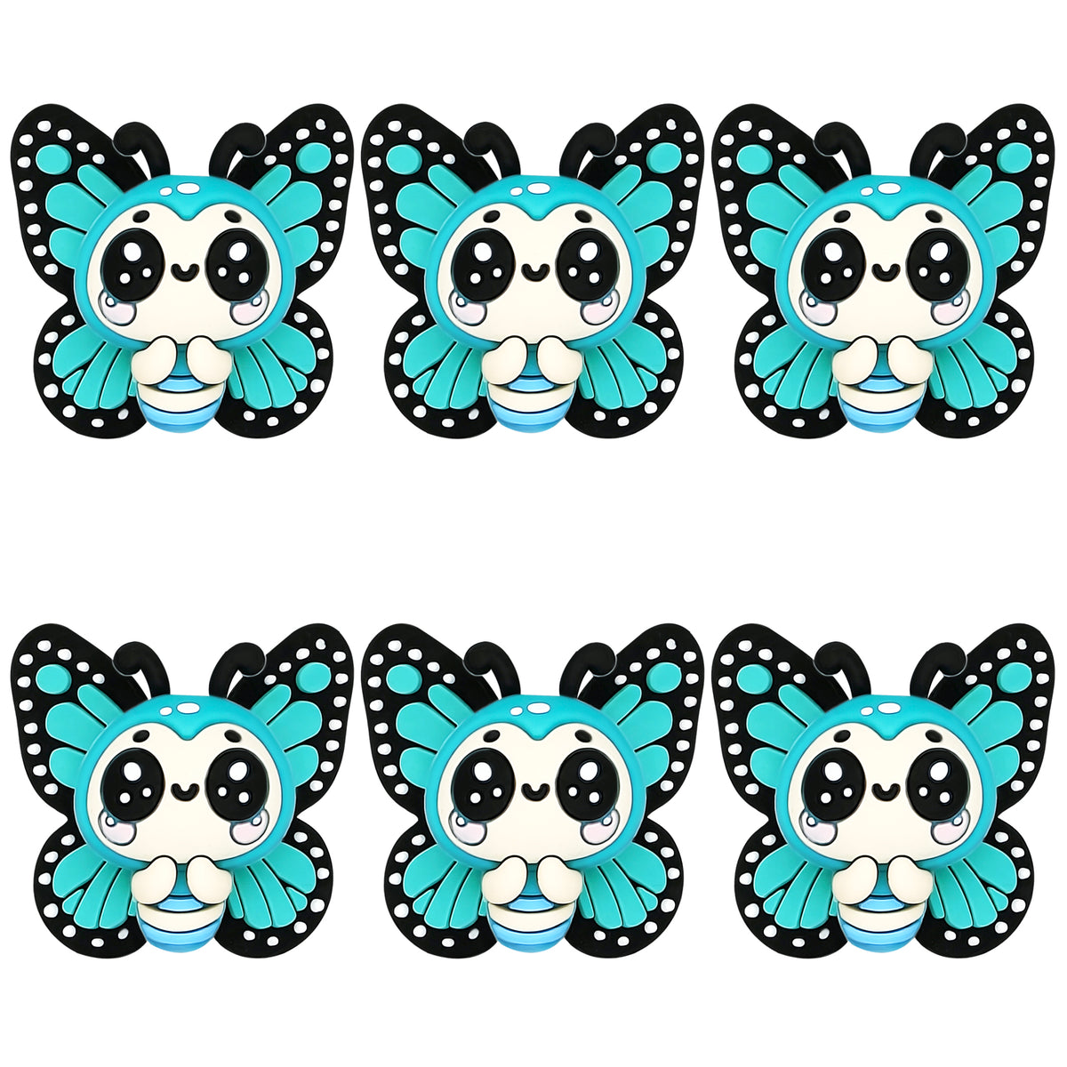 3D Colorful Butterfly Focal