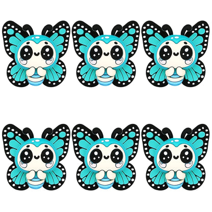 3D Colorful Butterfly Focal