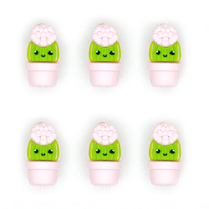 3D Cactus Flowerpot Focal