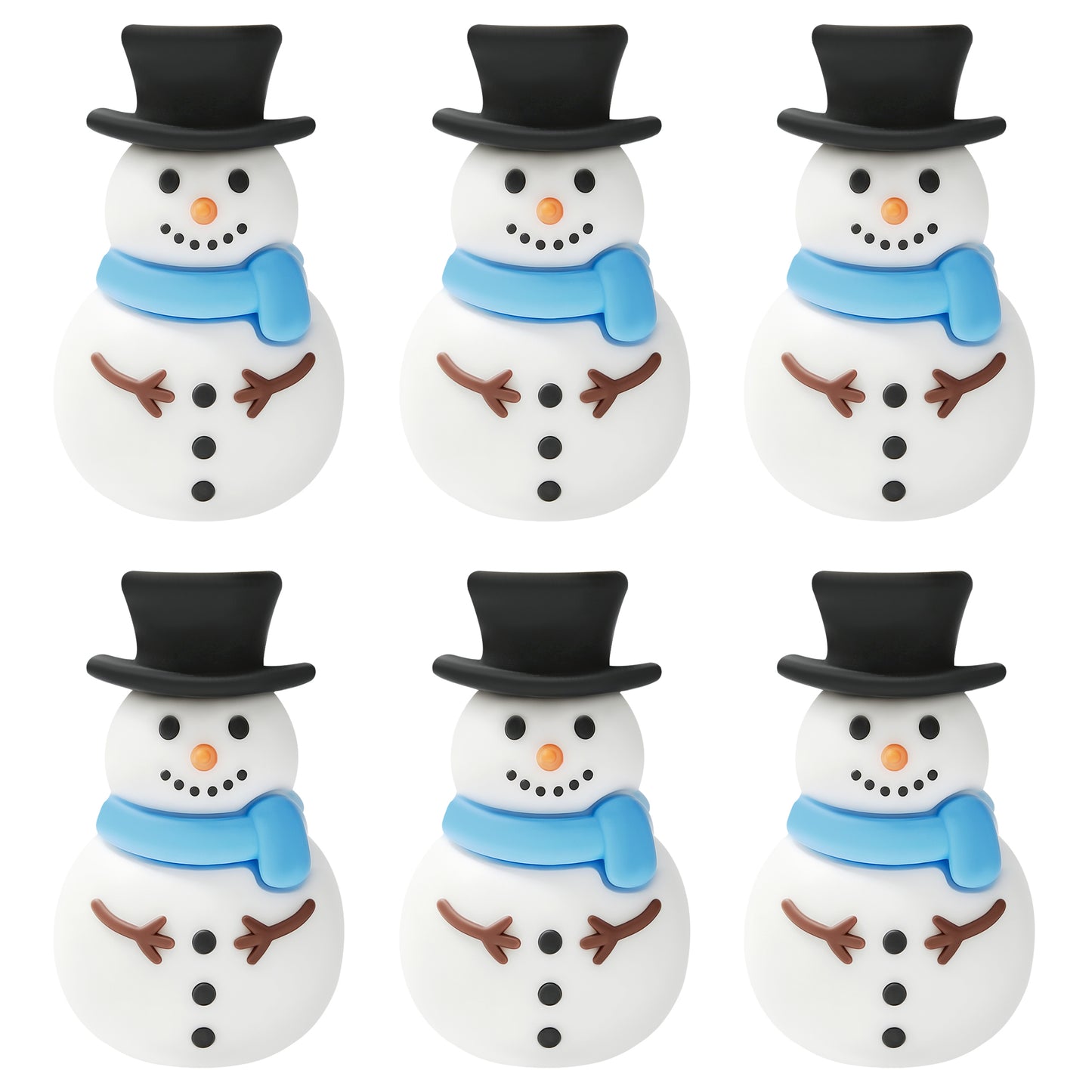 3D Snowman Top Hat Focal