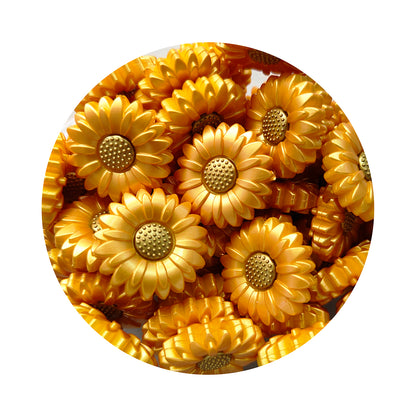 MrBite 20/30mm Opal Sunflower Silicone Focal