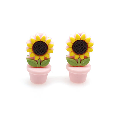 Sunflower Plant Pot Focal
