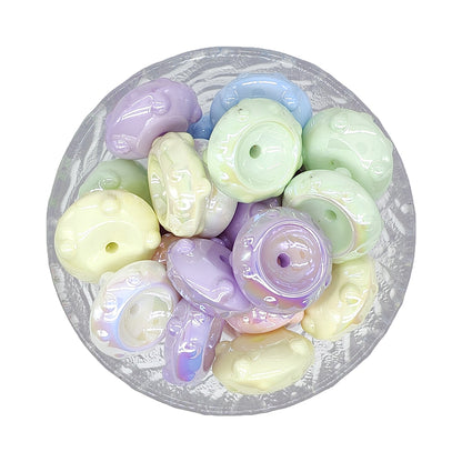 Mix Spaceship Shaped UV Acrylic Focal Beads